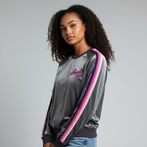 Aviator Nation x Soul Cycle velour pullover